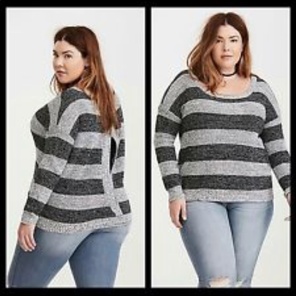EUC open back sweater from torrid. Size 0